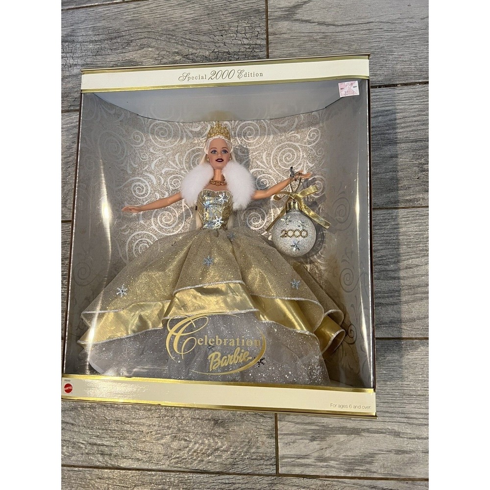 Celebration Barbie Doll 2000 Hallmark Collectible Mattel Unopened 28269 New Gold
